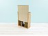 Pine wood box for 3 wine bottles Sliding lid Frame Ref.