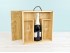 Caja madera 1 Botella + 2 copas Tapa Corredera Ref.TC8J3