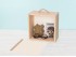 Pine wood box 22x22x12 cm. c / Frame sliding cover Ref. 99