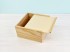 Pine wood box 22x22x12 cm. c / Frame sliding cover Ref. 99