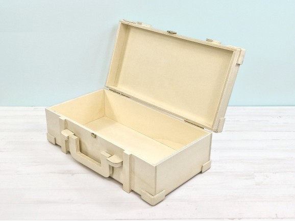 Wooden briefcase 45x24x16 cm. Ref.AW24781