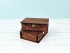 Aged wooden book box 19x13.5x5.5 cm. Ref. P1320A6T