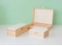 Wooden box with hinge and clasp various sizes Ref.P35C61
