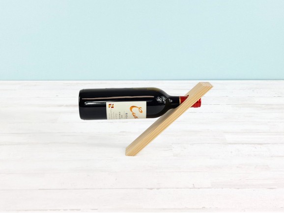 Wooden support for 1 Bottle Ref.P116S02