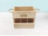 Wooden box 6 beers with 2 rope handles Ref.6cerv