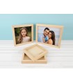 Natural wood frame box for album, various sizes Ref.P1454CAN