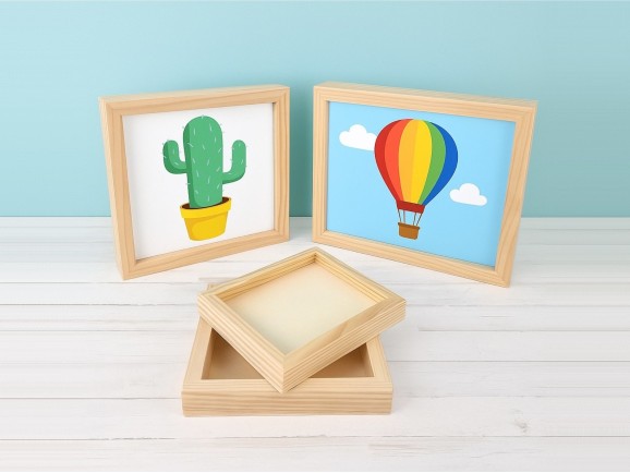 Natural Frame Box for Album Ref.P1454CAN