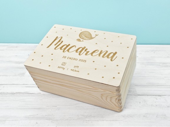 Caja de madera Nacimiento Ref.DR2025