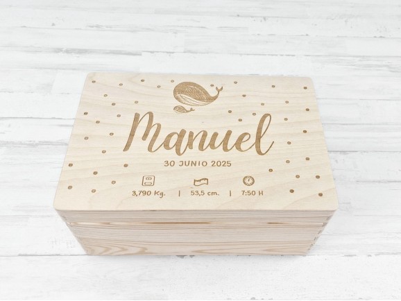 Wooden Nativity Box Ref.DR2025