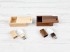 Pack PenDrive Madera y Cristal + Caja de madera Ref.PackS262