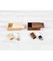 Pack PenDrive Wood and Glass + Wooden Box Ref.PackS262