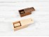 Pack PenDrive Madera y Cristal + Caja de madera Ref.PackS262
