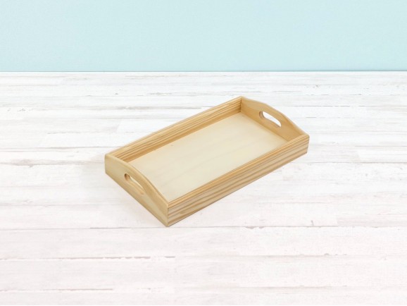 Bandeja de madera rectangular 32,5x17,5x4,5 Ref.P1092AZ