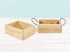 Pine wood box 24.5x17x10 cm. without lid Ref.DRPO261B