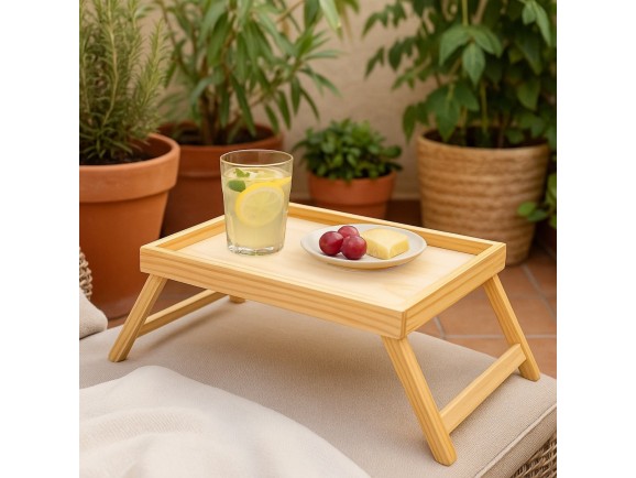 Wooden tray for bed with legs Ref.AR06692