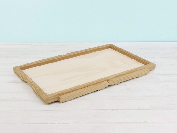 Bandeja de madera para cama c/patas Ref.AR06692