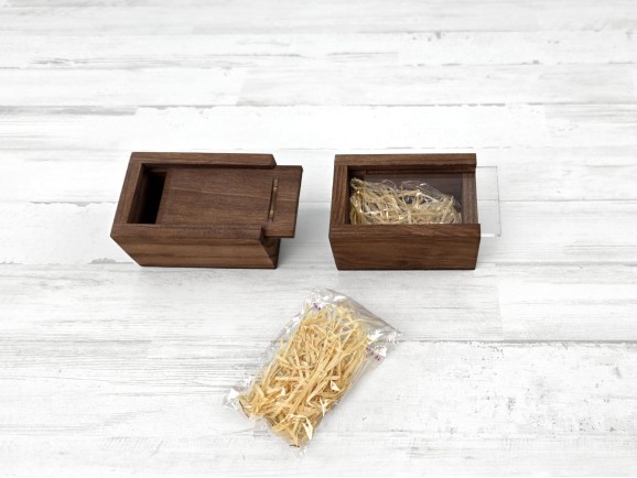 Caja de madera Envejecida 8,5x5,5x4,5 cm. Ref.PC1P