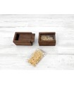 Caja de madera Envejecida 8,5x5,5x4,5 cm. Ref.PC1P