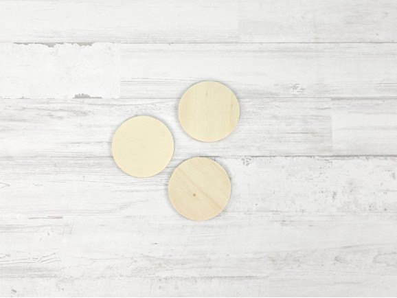 Round wooden base Ø6 cm. Ref.PD60