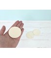 Round wooden base Ø6 cm. Ref.PD60
