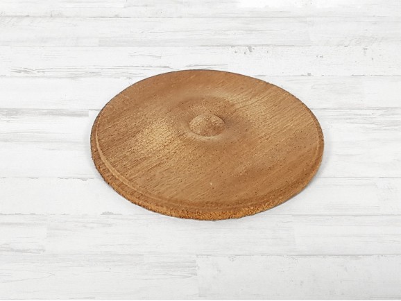 Plain Sapelly wood ceiling light, Ø7 cm. Ref.2357