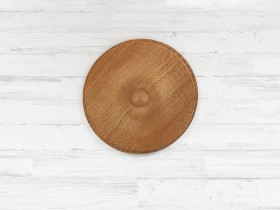 Aplique plafón de madera Sapelly liso Ø7 cm. Ref.2357
