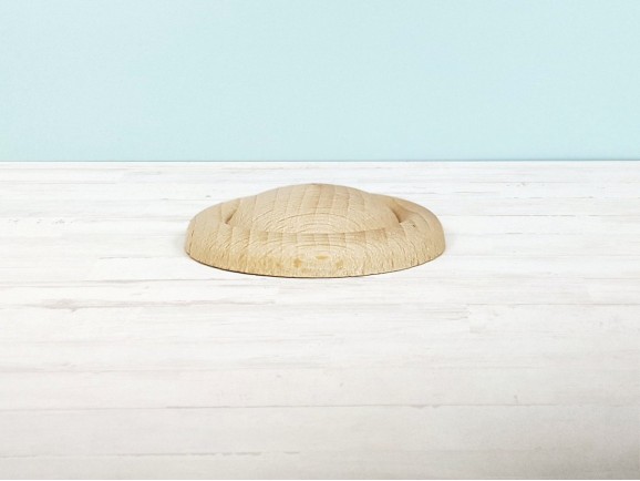 Wooden ceiling light, dove-chest shape, Ø4 cm. Ref.2358