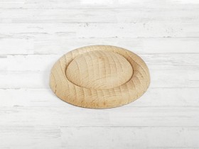 Wooden ceiling light, dove-chest shape, Ø4 cm. Ref.2358