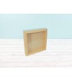 3D Frame Box with glass 25x25x4 cm. Ref.DRRA400
