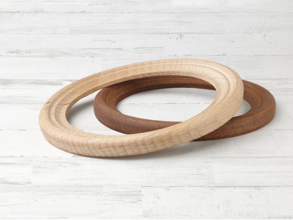 Aro de madera Ø10 cm. c/perfil interior Ref.137