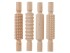 Wooden rollers for plasticine 4 units. Ref.OP211425