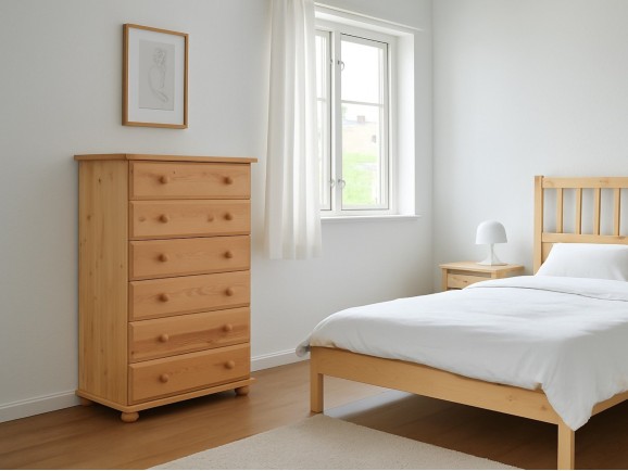 Wooden dresser 6 drawers Ref.2251