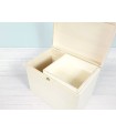 Caja maleta de madera 30x20x26 cm. c/asa y bandeja interior Ref.P00CM52