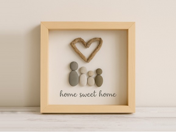 3D Frame Box with glass 25x25x4 cm. Ref.DRRA400