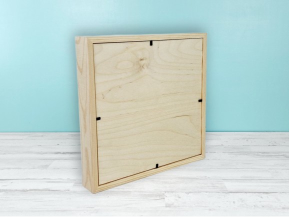 3D Frame Box with glass 25x25x4 cm. Ref.DRRA400