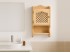 Cupboard with lattice door and interior shelf Ref.2258
