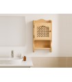 Cupboard with lattice door and interior shelf Ref.2258