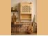 Cupboard with lattice door and interior shelf Ref.2258