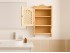 Cupboard with lattice door and interior shelf Ref.2258