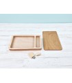 Pack Caja barnizada c/imanes fotos 10x15 + PenDrive 32GB Ref.PackF5VCH9-32