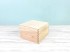Caja de madera pino cuadrada 20x20x13 cm. Ref.DRSD120B