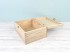 Pine wood box 28x21x13 cm. with hinge and clasp Ref. DRSBOX1