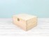 Pine wood box 28x21x13 cm. with hinge and clasp Ref. DRSBOX1