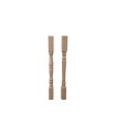 Beech wood baluster 70x70x900 mm. Ref.ST2001A
