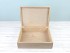 Pine wood box 40x30x13 cm. with hinge Ref. DRSD140B