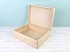 Pine wood box 40x30x13 cm. with hinge Ref. DRSD140B