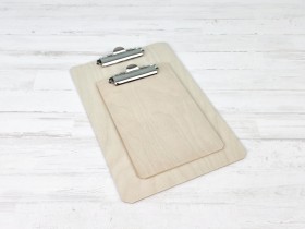Carta Menú de madera c/pinza 2 medidas Ref.DRAB14
