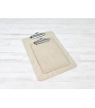 Wooden Menu Card with clip, 2 sizes Ref.DRAB14
