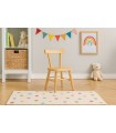 Natural children's chair with wooden seat Ref.AT31001