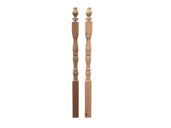 Pilarote de madera Torneado 1100x70x70 mm. Ref.ST201A7